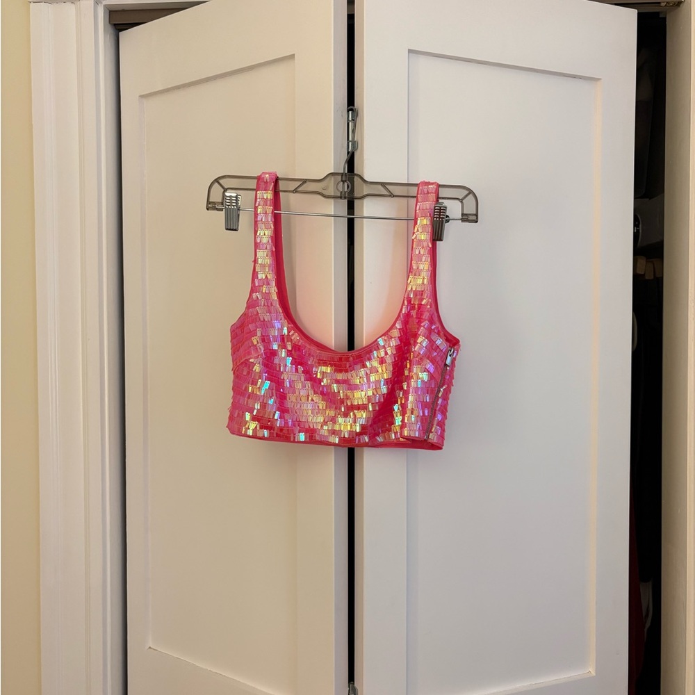SAYLOR Pink Sleeveless Top